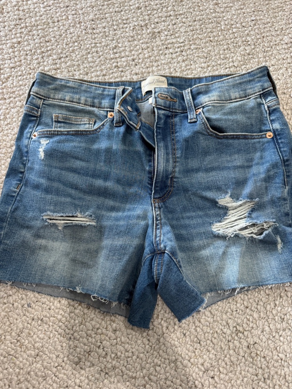 Universal Thread Distressed Blue Denim Cutoff Shorts
